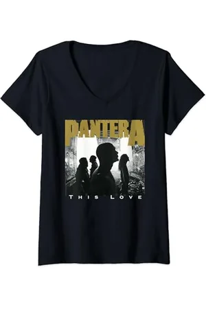 Pantera Ufficiale This Love Maglietta con Collo a V