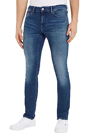 Tommy Hilfiger Jeans Uomo Scanton Slim Elasticizzati, Blu ( Medium), 33W / 32L