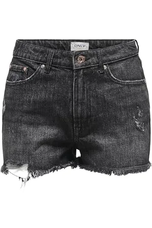 ONLY Onlfine HW Reg Dst RW Pantaloncini DNM Anabox Jeans, , S Donna