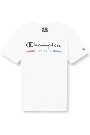 Champion Legacy Graphic Shop B-New York S/S Crewneck T-Shirt, , 3-4 Anni Bambini e Ragazzi