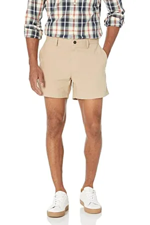 Amazon Pantaloncini Oxford Elasticizzati Aderenti da 13 cm Leggeri e Confortevoli (in Precedenza Goodthreads) Uomo, , 42W