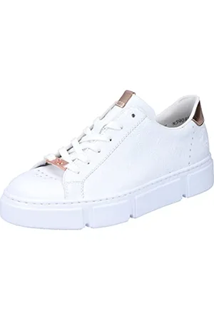 Rieker N5904, Scarpe da Ginnastica Donna, Weiß, 42 EU