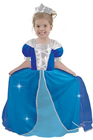 CIAO Reginetta dei Ghiacci costume bambina (Taglia 3-4 anni), Colore , 3-4 anni, 61394.3-4