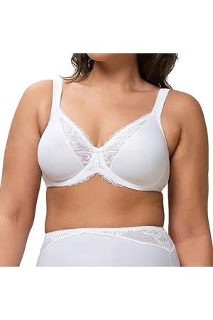 Triumph Donna Modern Lace+Cotton W, Bra, WHITE, 7E