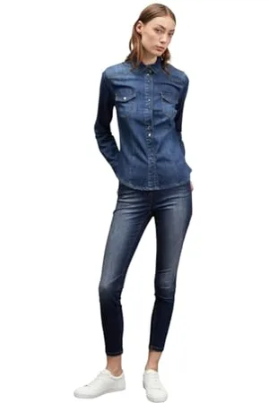 Motivi : Camicia in Denim . 48 Stagione Autunno Inverno 2024