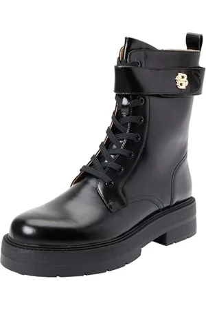 HUGO BOSS Rebby_LUBootie_CBB, Stivaletto Donna, Black, 41 EU