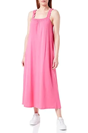 ONLY Onlmay, Vestito da Donna, Taglia S Abito Estivo, Rosa Shocking, S