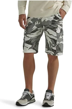 Wrangler Premium Twill Cargo Short (Bennard) Pantaloni Uomo, Mimetico Bianco, 50