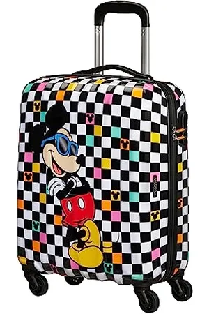 American Tourister Hypertwist, Spinner S, bagagli a mano, 55 cm, 36 L, multicolori (Topolino)