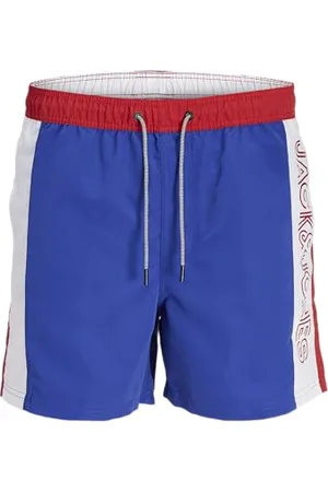 JACK & JONES Jpstfiji Jjswim Colorblocking Ly SN Jnr Costume a Pantaloncino, , 152 cm Bambini e Ragazzi