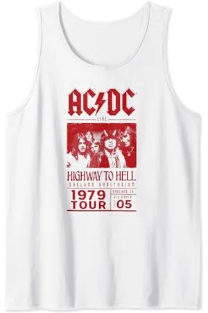 AC/DC ACDC Live Oakland Auditorium Rock Music Band Canotta