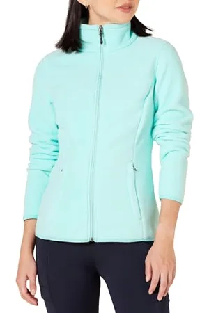 Amazon Giacca in pile morbido con cerniera intera dal taglio classico (disponibile in taglie forti) Donna, , L