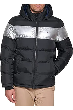 Tommy Hilfiger Hooded Puffer Jacket Cappotto Alternativo in Piumino, , M Uomo