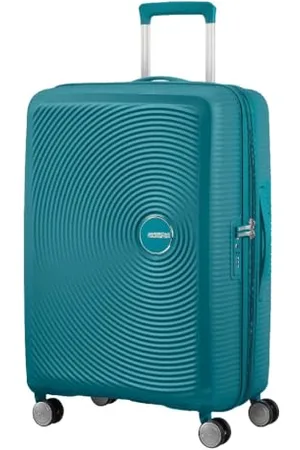 American Tourister Soundbox - Spinner M Extensible Suitcase, 67 cm, 71.5/81 L, (Jade Green)
