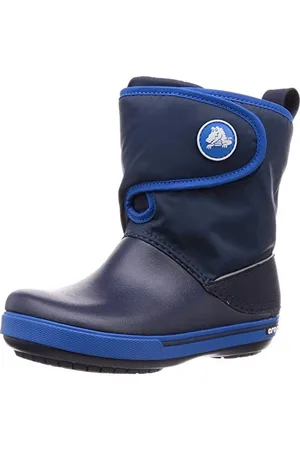 Crocs Unisex Bambino Crocband II.5 Gust Boot Kids Stivale, Navy/Bright Cobalt, 32/33 EU