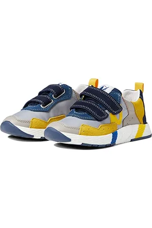 Naturino Meteor VL, Scarpe da Ginnastica, Multicolore (Navy Yellow), 20 EU