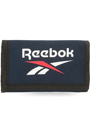 Reebok Boston Portafoglio con Portamonete Blu 13x8x2,5 cm Poliestere