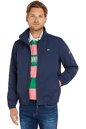 Tommy Hilfiger Giacca Uomo Essential Casual Giacca da Mezza Stagione, (Twilight Navy), XS