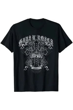 Guns N´Roses Croce bianca vintage ufficiale Maglietta