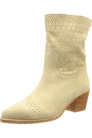 Fred de la Bretoniere FRS1187 Stivaletto western in camoscio Donna, , 36 EU