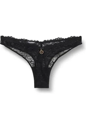 Emporio Armani Eternal Lace V-Brazilian Brief, Slip Donna, (Black), XL