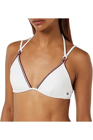 Tommy Hilfiger Top Bikini a Fascia Donna Non Imbottito, (Th Optic White), M