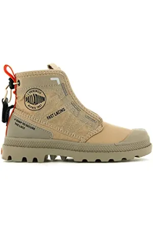 Palladium Pampa Travel, Stivali Sneaker Unisex - Bambini e ragazzi, Beige (237), 29 EU
