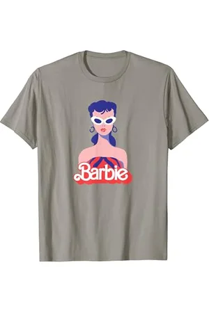 Barbie Logo Vintage Rosso Maglietta