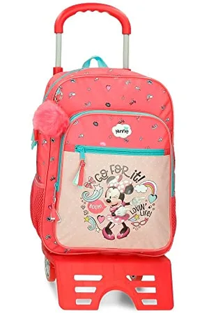 Disney Minnie Lovin Life Zaino Scuola con Carrello 30 x 38 x 12 cm Microfibra 13,68 L, , Zaino scuola con carrello