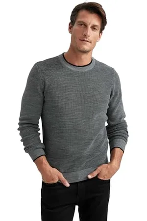 DeFacto B0923ax Blouse, Grigio, XXXL Uomo