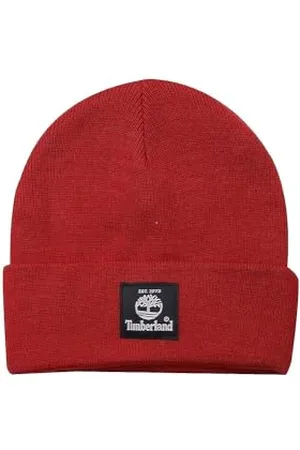 Timberland Short Watch cap with Woven Label Berretto, , Taglia Unica Unisex-Adulto