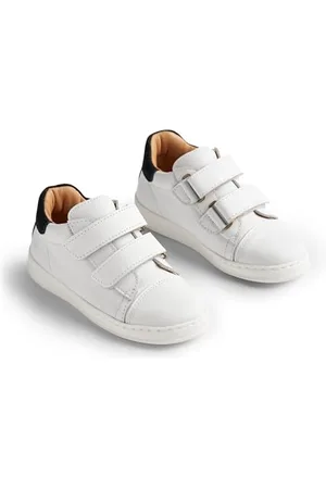 WHEAT Sneaker mit Zweifachem Klett Velo-Unisex-Echtes Leder, Scarpe da Ginnastica Bambini, , 30 EU