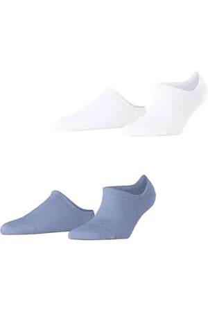 ESPRIT Fine Rhomb Multipack W Sn cotone bassi fantasia confezione di 2 paia, Calzini corti Donna, , 39-42