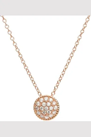 MONTEVERDI 1VNAMONJ-NL-0080 - Collana da donna con ciondolo rotondo, in argento sterling 925 rodiato, 45 cm, Eine Grösse, Argento sterling, Nessuna pietra preziosa