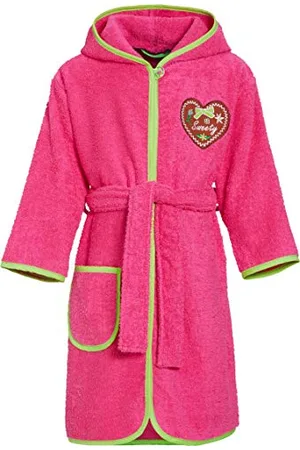 Playshoes Frottee-Bademantel Sweety mit Kapuze, Accappatoio Bambina, (pink), 86 (Taglia Produttore: 86/92)