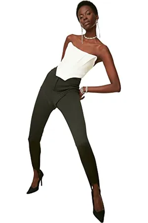 Trendyol Pantaloni Skinny a Vita Alta, , 68 Donna