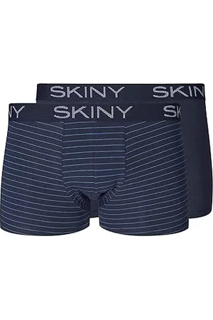 Skiny Herren Pant 2er Pack Cotton Multipack Hipster, , M (Pacco da 2) Uomo