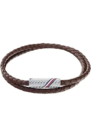 Tommy Hilfiger Jewelry Braccialetto in Corda da Uomo in Pelle - 2790468