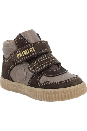 Primigi Play Round, Scarpe da Bambini Bimbo 0-24, Taupe-Marrone Scuro, 20 EU Stretta