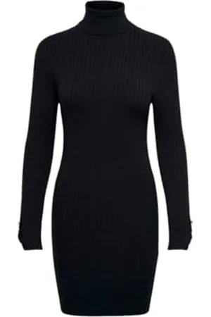 ONLY Onllorelai LS Rollneck Mini Dress CS Knt Vestito, , L Donna