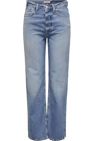ONLY Onlmischa HW Straight Slit DNM Cro Jeans, , 30W x 30L Donna
