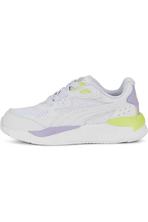 PUMA X-Ray Speed Play AC PS, Scarpe da Ginnastica, White White-Vivid Violet-Lily Pad, 27.5 EU
