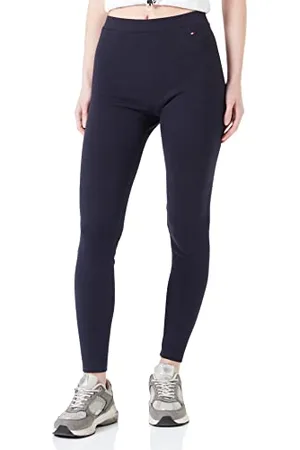 Tommy Hilfiger Heritage Slim Hilfiger Legging WW0WW37347, Donna, (Desert Sky), M