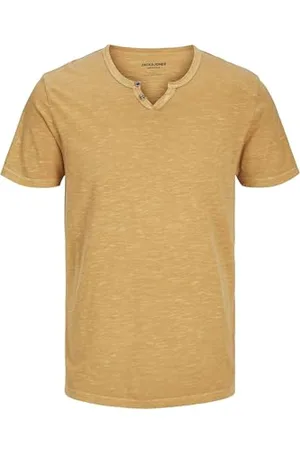 JACK & JONES Jjesplit Neck Tee SS Noos, T-Shirt Uomo, , XS
