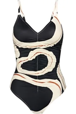 Triumph Donna Summer Allure OP 01, One piece swimsuit, BLACK COMBINATION, 44 / D