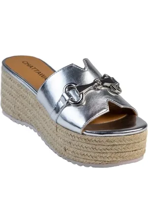Chattawak 18hchloeargent39, Sandali con Tacco Donna, , 39 EU