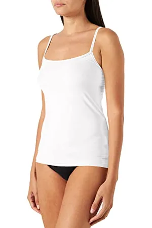 Skiny Damen Spaghettishirt 2er Pack Micro Advantage Canottiera, , 44 (Pacco da 2) Donna