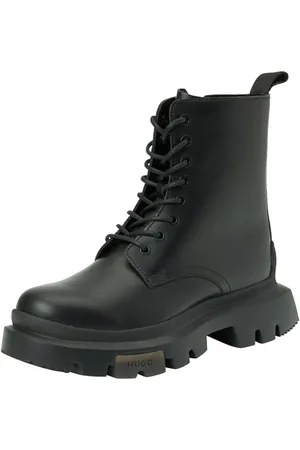 HUGO BOSS Fabyan_LcUpBoot_BROF, Stivaletto Donna, Black, 42 EU