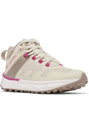 Columbia Facet 75 Mid Outdry, Stivali da trekking e trekking a vita media Donna, Dark Stone/Dark Fuchsia, 37.5 EU