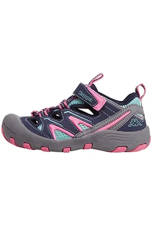 Kappa Reminder Kids Sandali a punta chiusa Unisex - Bambini e ragazzi, Grigio (Grey/Flamingo), 29 EU